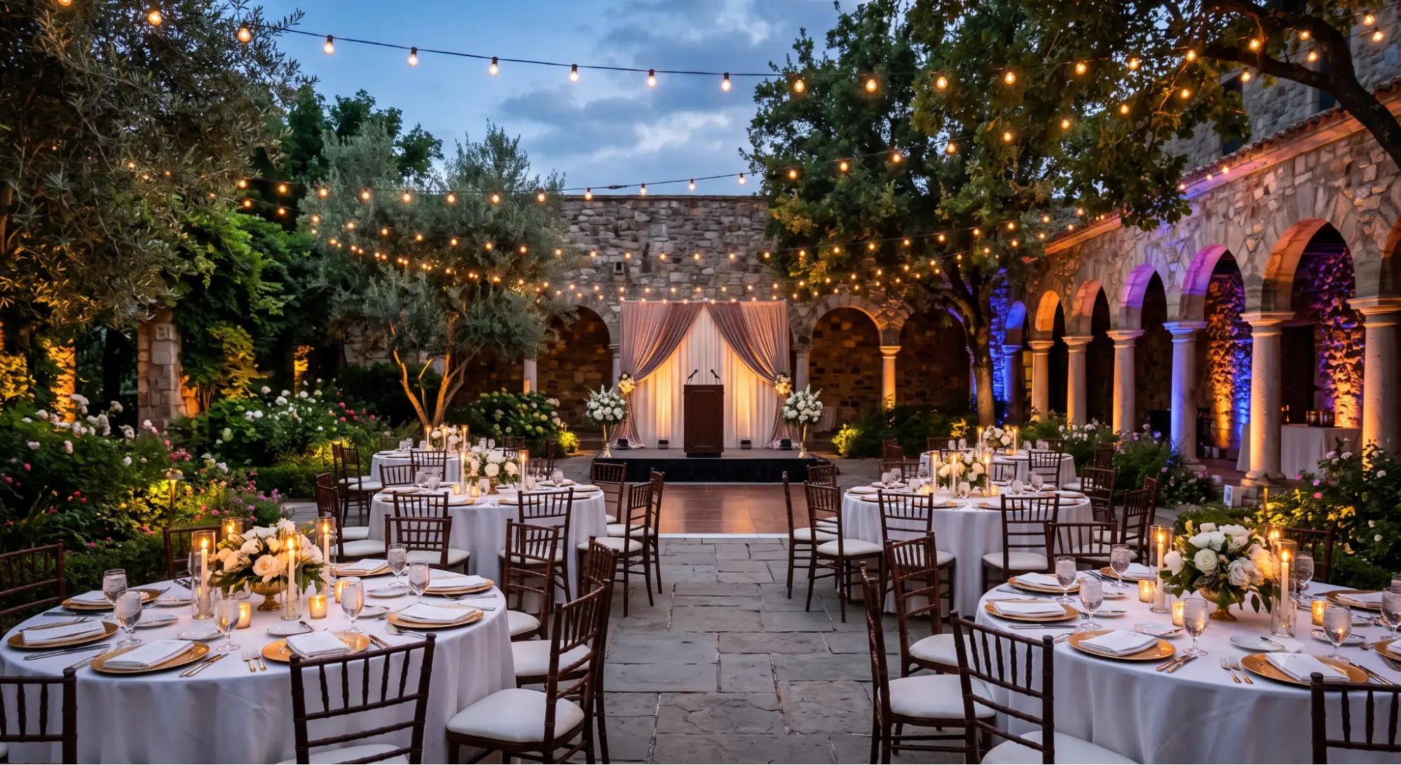 Read more about the article Charity Event Lighting in Orange County: Setting the Tone for a Night That Gives Back
